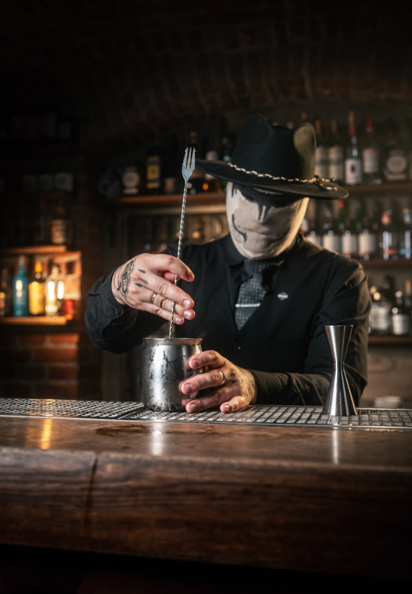 barman - míchací sklenice